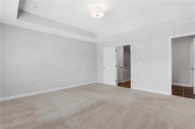 a view of an empty room