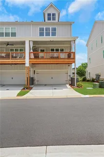 a house view with a outdoor space
