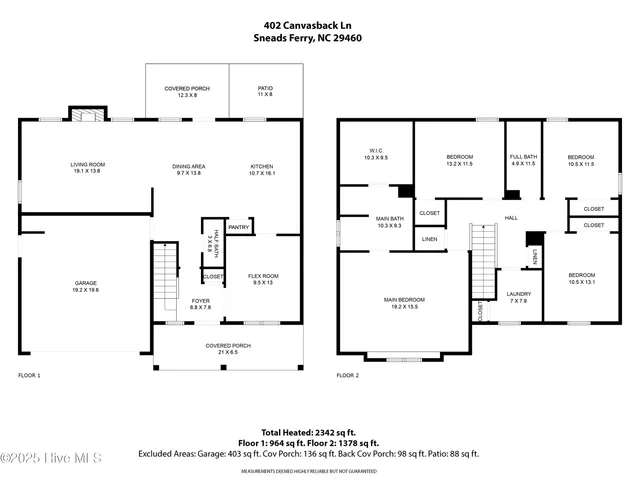 $430,000 | 402 Canvasback Lane, Sneads Ferry, NC 28460