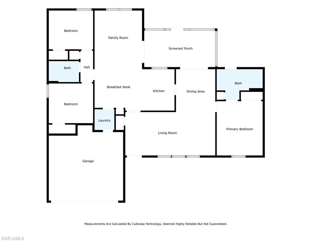 18447 Fuchsia Road Fort Myers, FL 33967 - Photo 43 of 43 a picture of floor plan