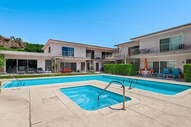 a view of a house with sitting area