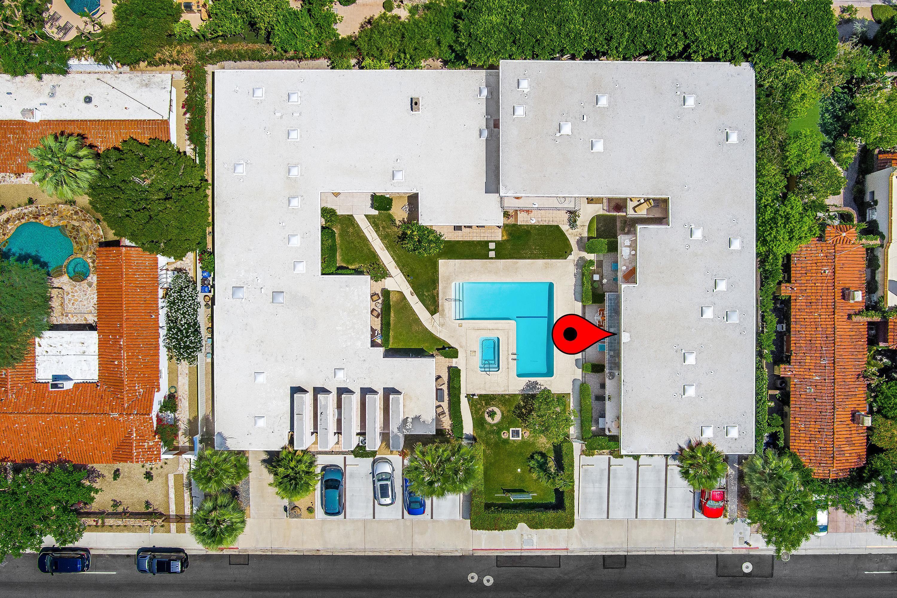 500 West Arenas Road, Unit 2 Palm Springs, CA 92262 - Photo 35 of 36 an aerial view of multiple house