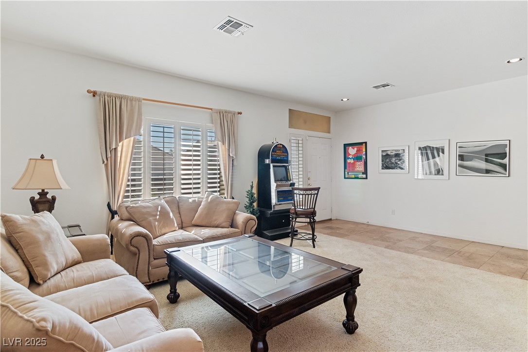 2078 Willow Bay Road Laughlin, NV 89029 - Photo 9 of 99 Living area featuring recessed lighting and carpet