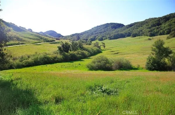 a view of an outdoor space and mountain view