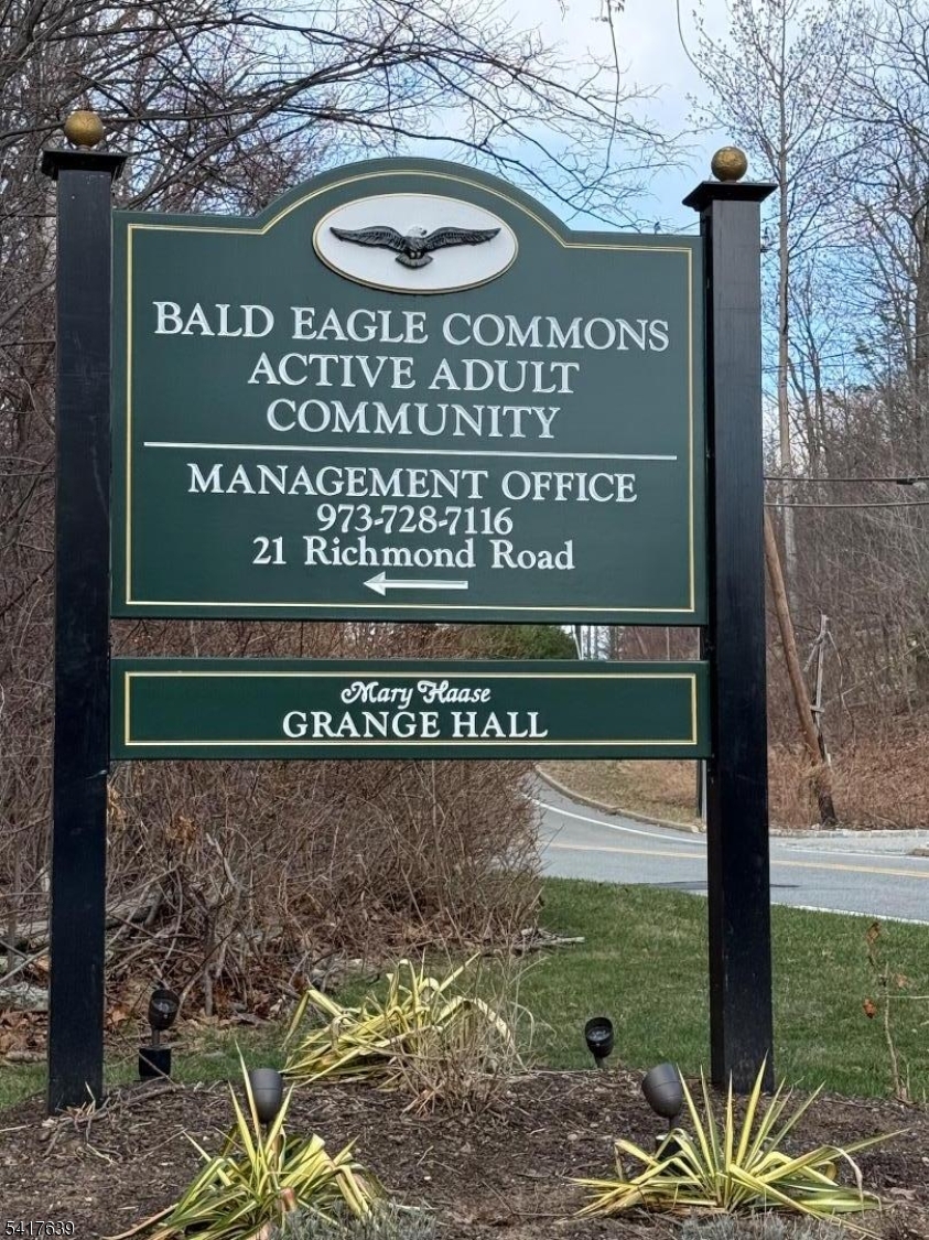 5301 Richmond Road, Unit 301 West Milford, NJ 07480 - Photo 20 of 33 a sign on the side of the road