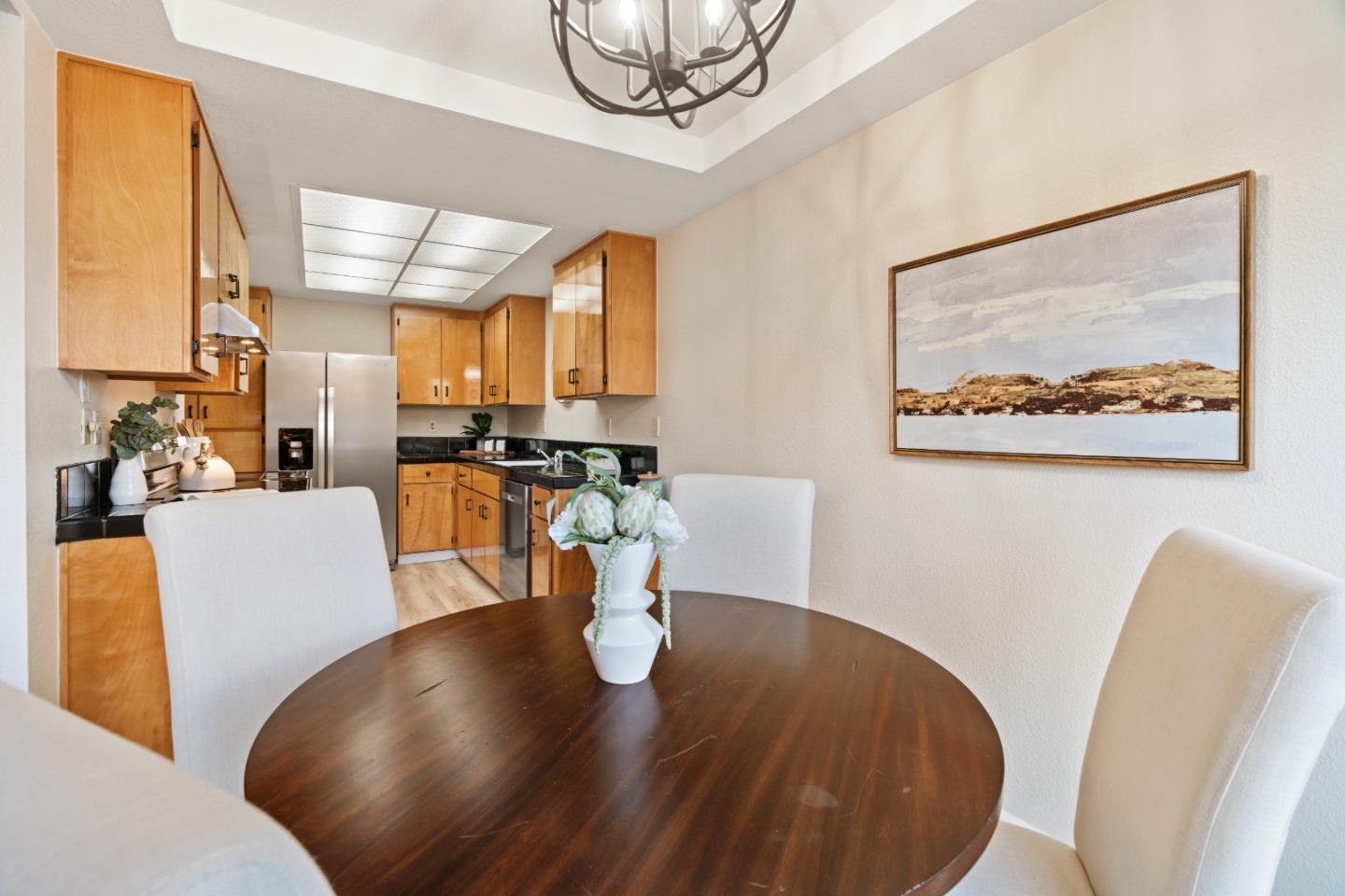 818 Coyote Road San Jose, CA 95111 - Photo 12 of 39 a view of a dining room with furniture window and outside view