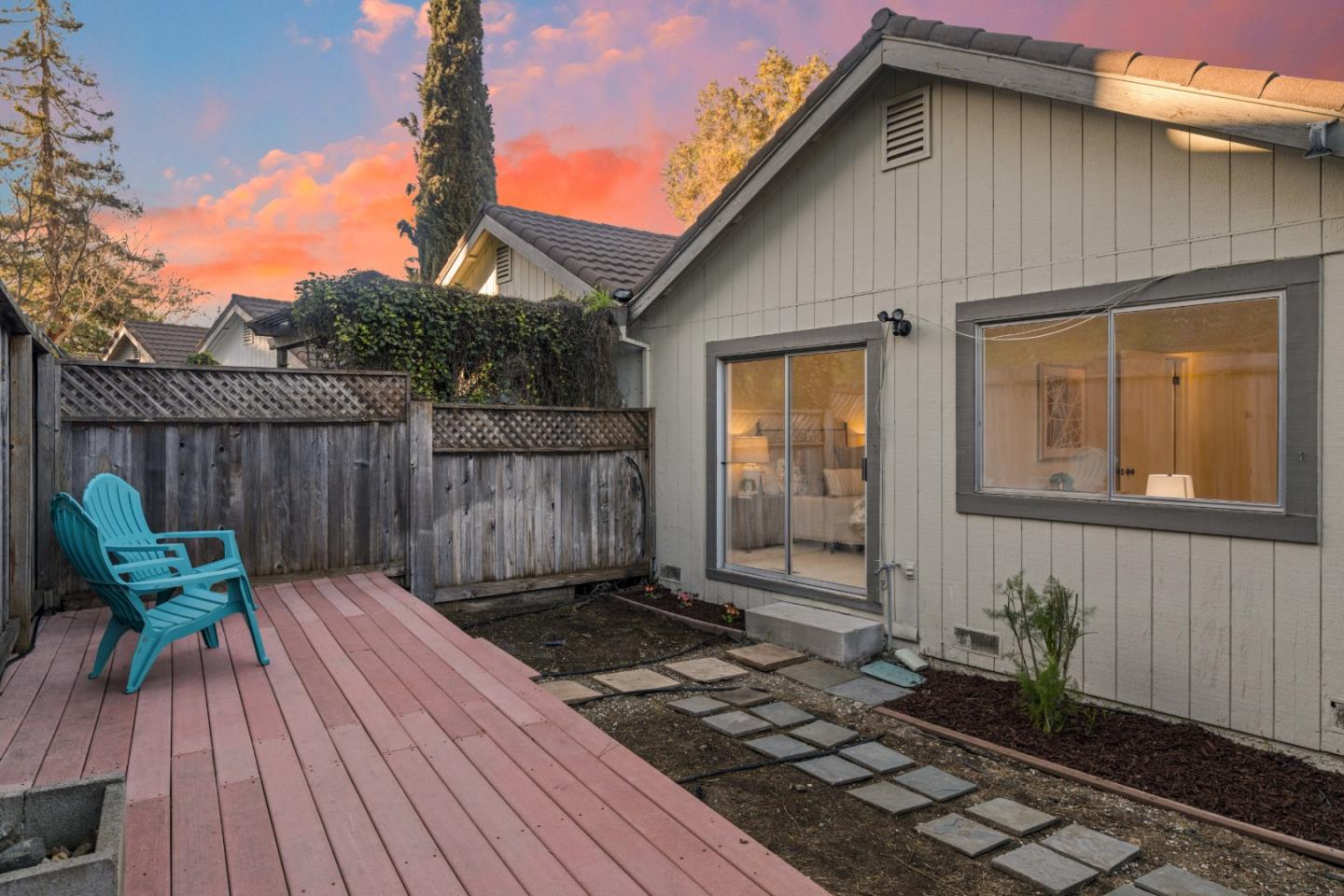 818 Coyote Road San Jose, CA 95111 - Photo 23 of 39 a backyard of a house with seating space