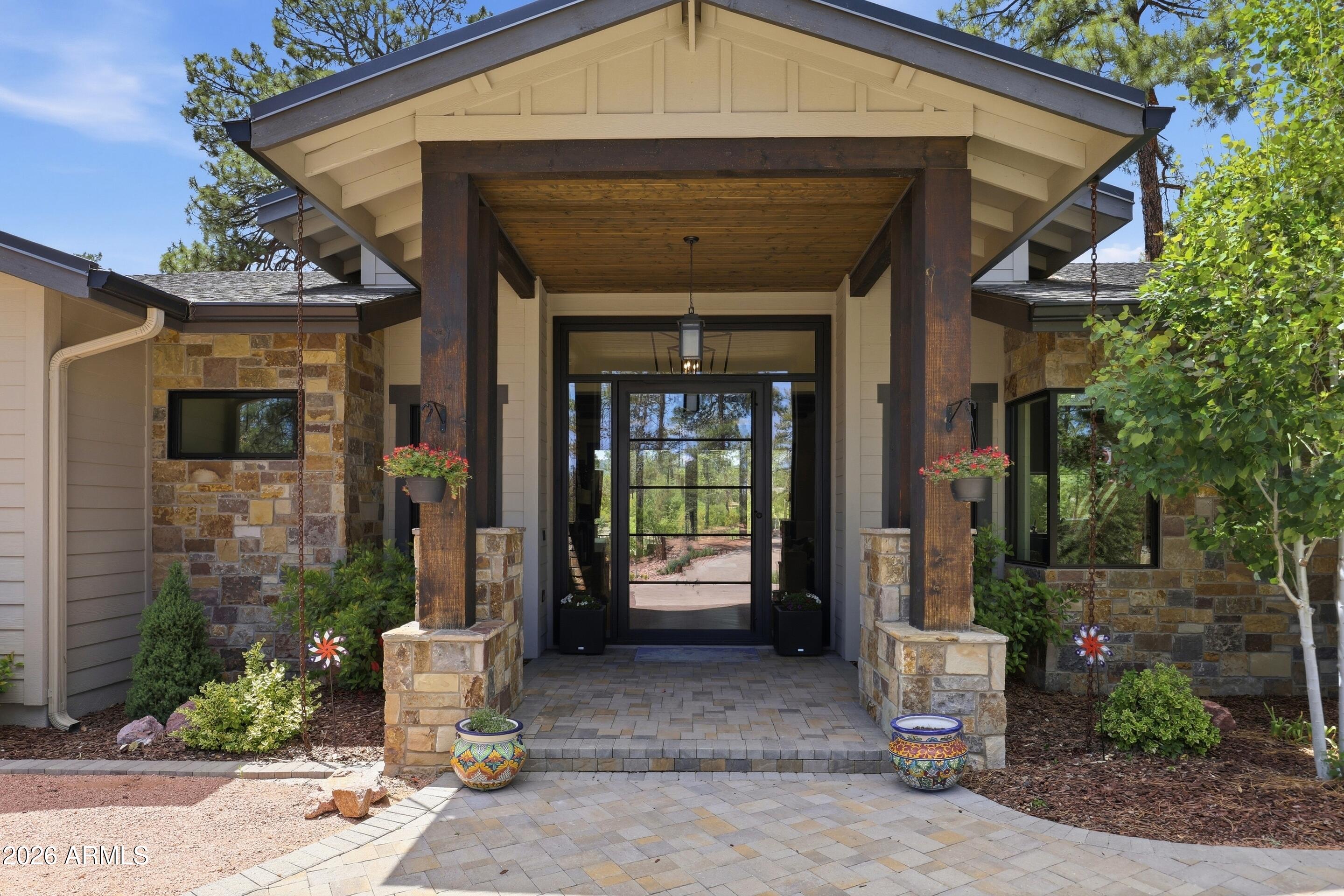 1802 East Senna Point Payson, AZ 85541 - Photo 4 of 60 Extra Large Glass Door Entry
