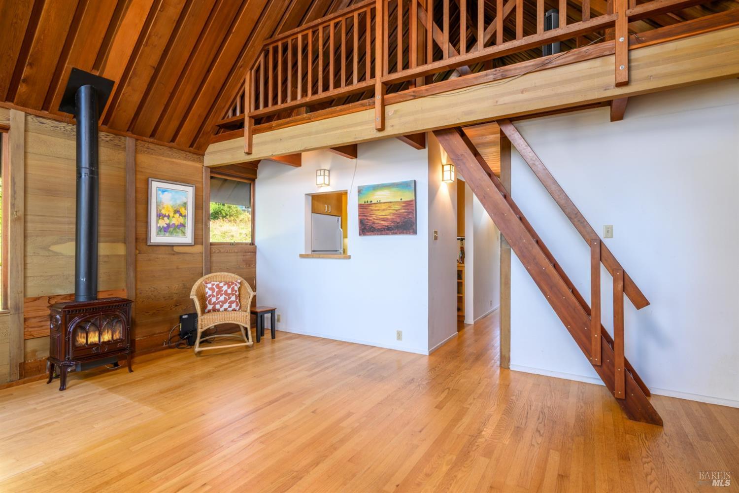 35402 Fly Cloud Road The Sea Ranch, CA 95497 - Photo 18 of 46 Loft space above the kitchen and dining room area...