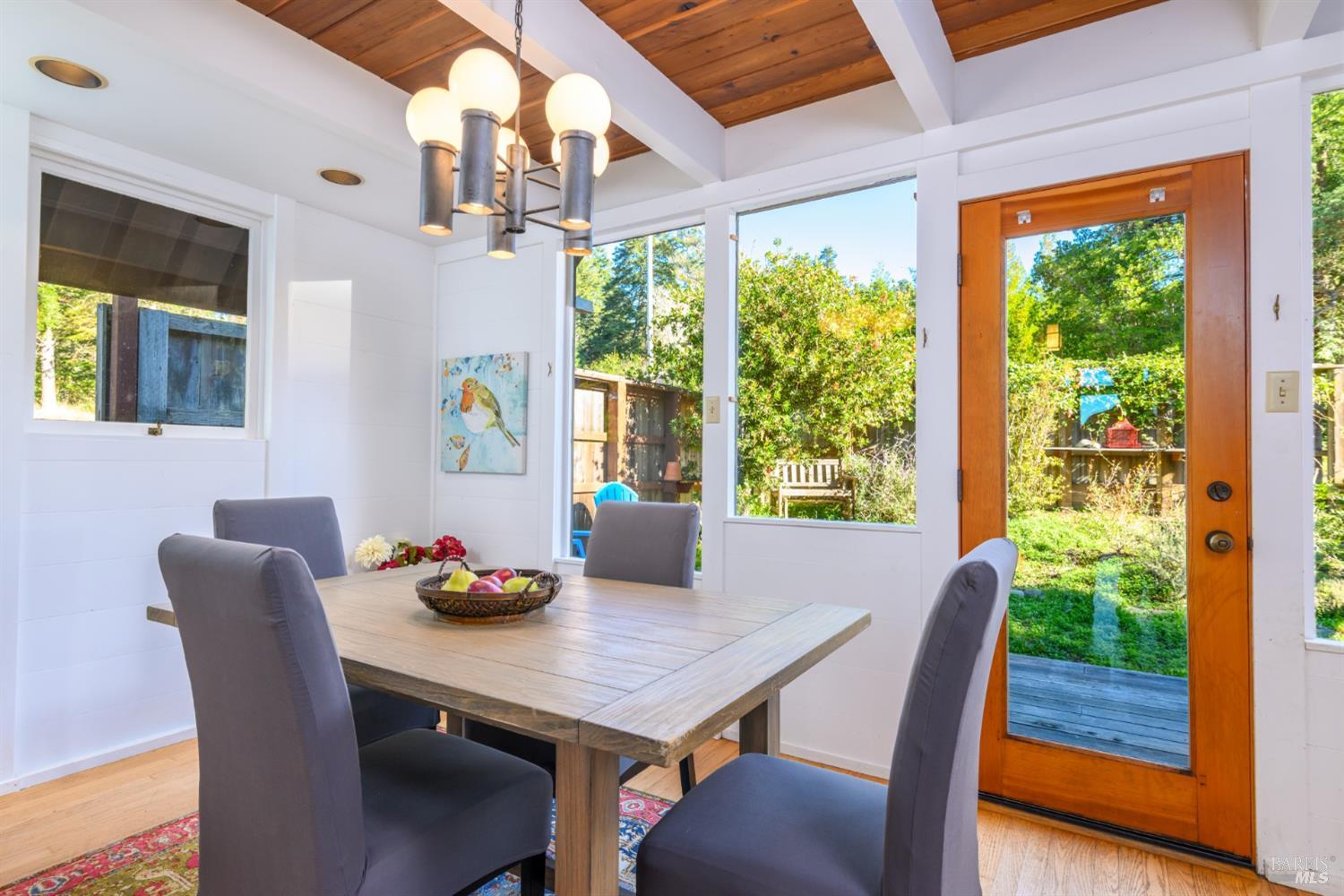 35402 Fly Cloud Road The Sea Ranch, CA 95497 - Photo 26 of 46 The dining room has access to the back deck and private garden space...