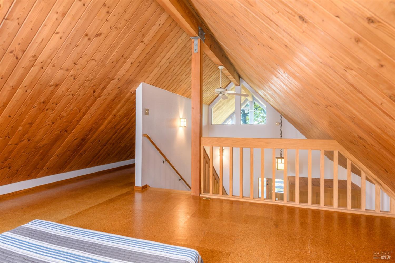 35402 Fly Cloud Road The Sea Ranch, CA 95497 - Photo 35 of 46 Loft space.. gorgeous warm wood throughout!