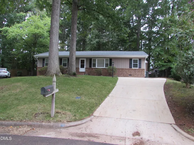 front view of house with a yard