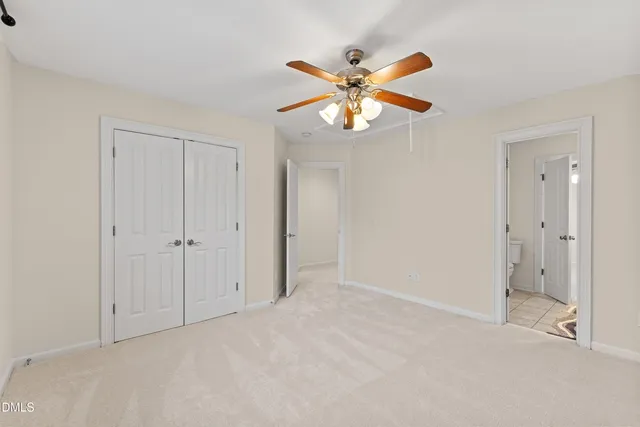 a view of a backyard with trees