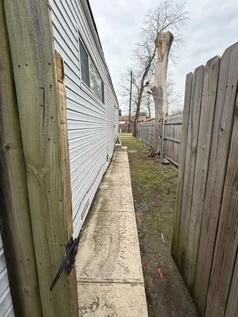 a view of a pathway door
