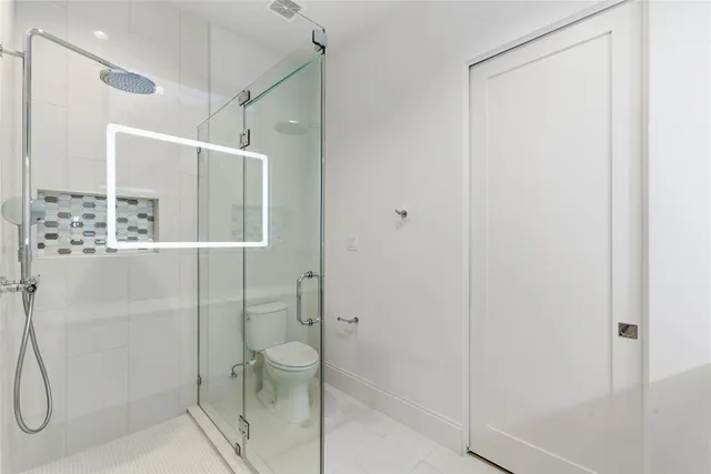 a bathroom with a bathtub and sink