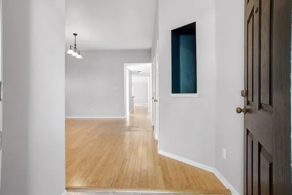 wooden floor in an empty room