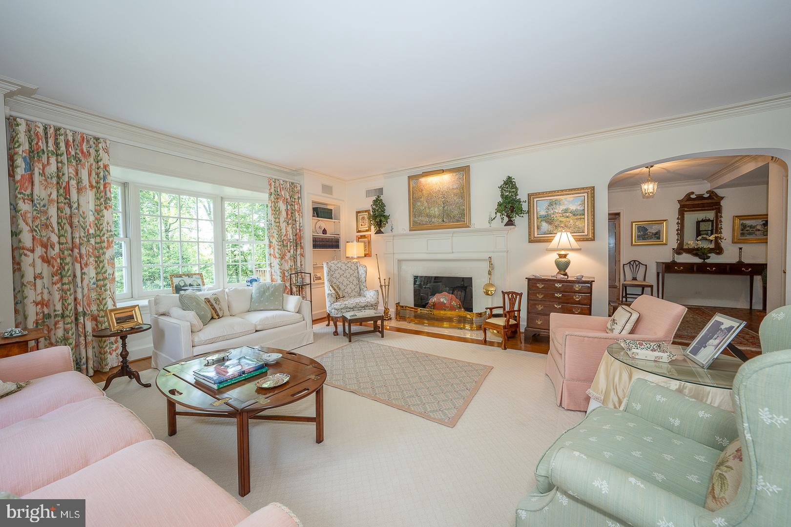1109 Brynlawn Road Villanova, PA 19085 - Photo 37 of 93 Formal living room has decorative FP