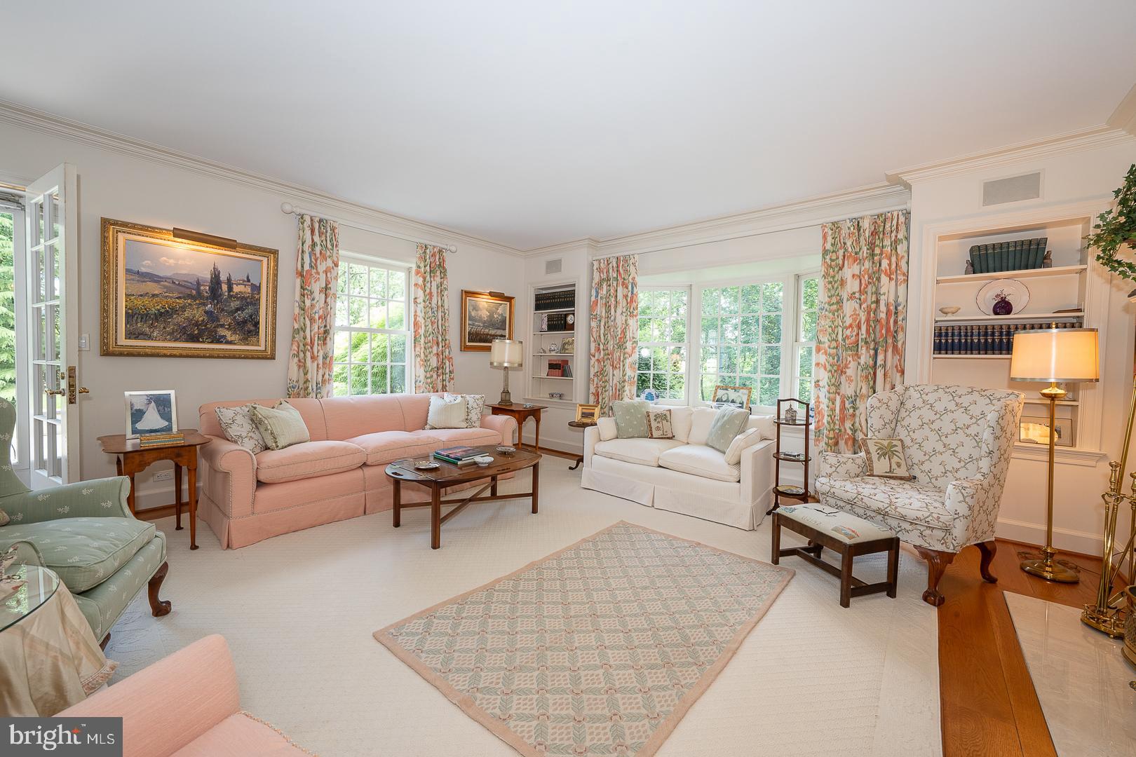 1109 Brynlawn Road Villanova, PA 19085 - Photo 39 of 93 Living room opens completely to dining room
