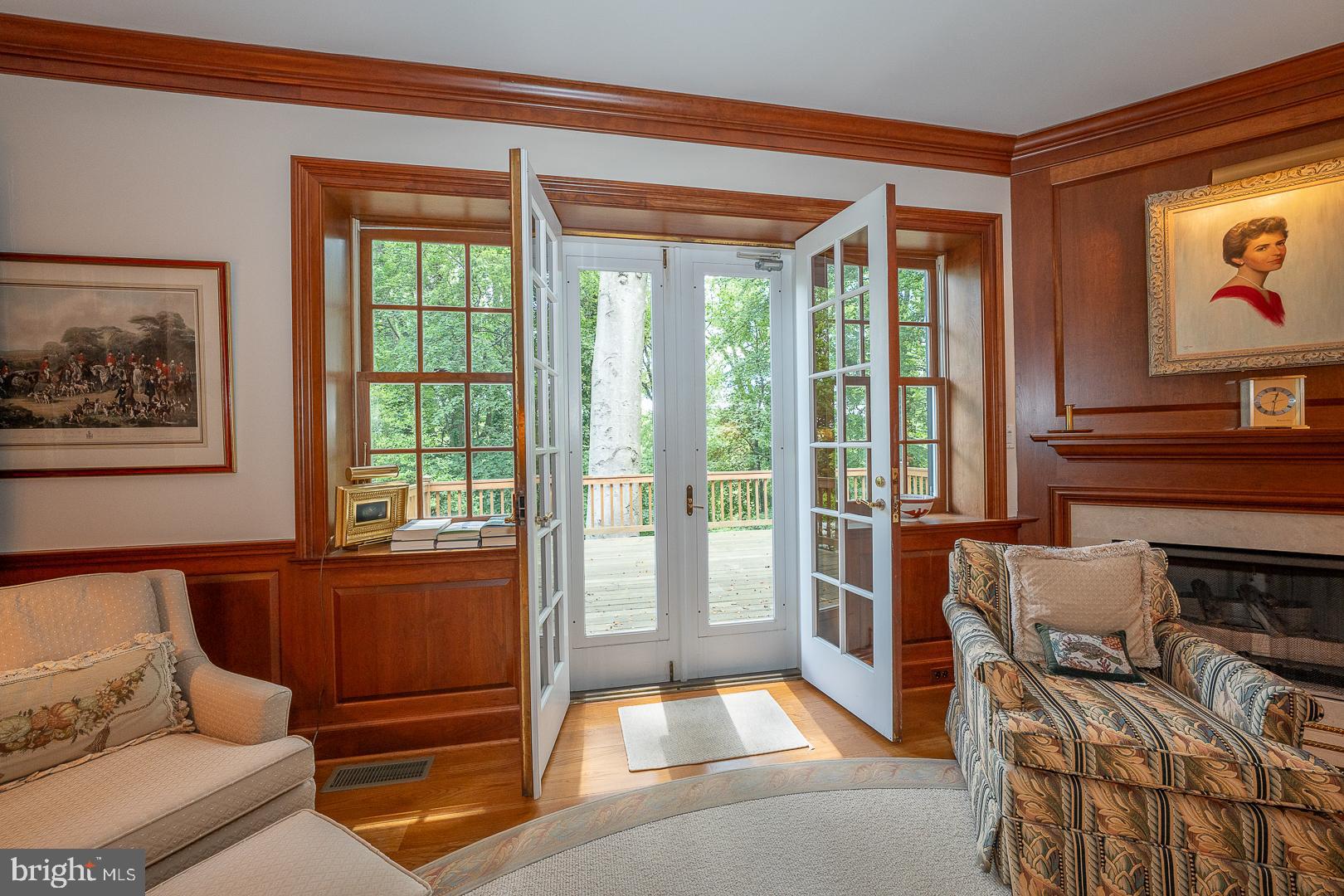 1109 Brynlawn Road Villanova, PA 19085 - Photo 46 of 93 Library opens to raised deck