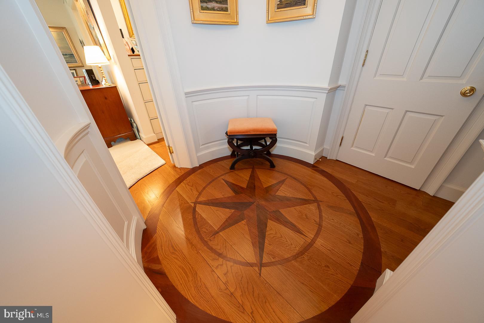 1109 Brynlawn Road Villanova, PA 19085 - Photo 49 of 93 Rotunda floor is inlaid and stained