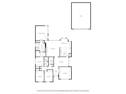 a picture of a room with a white wall