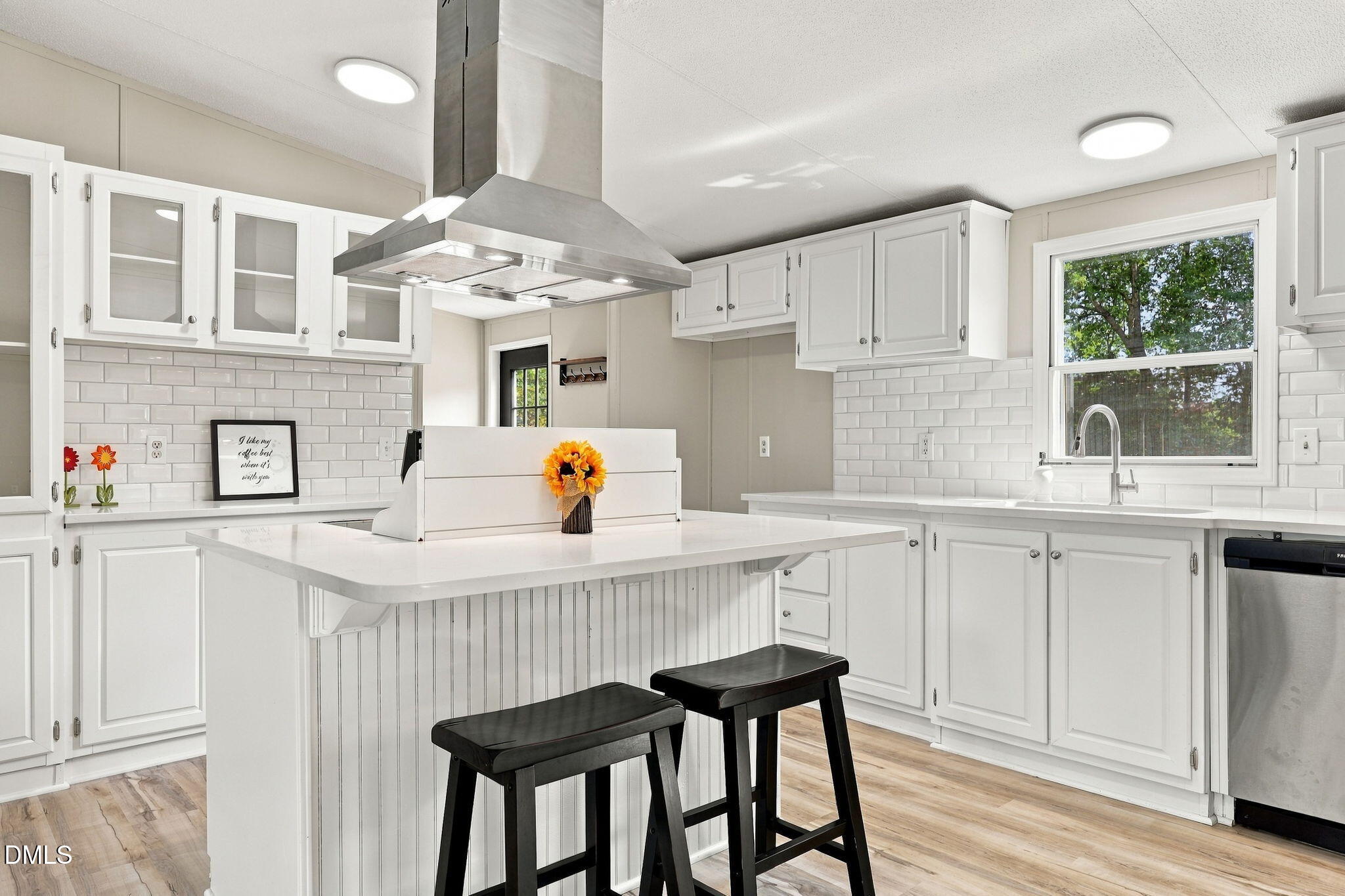 196 Dustin Lane Roxboro, NC 27574 - Photo 8 of 38 Large quartz island with seating space