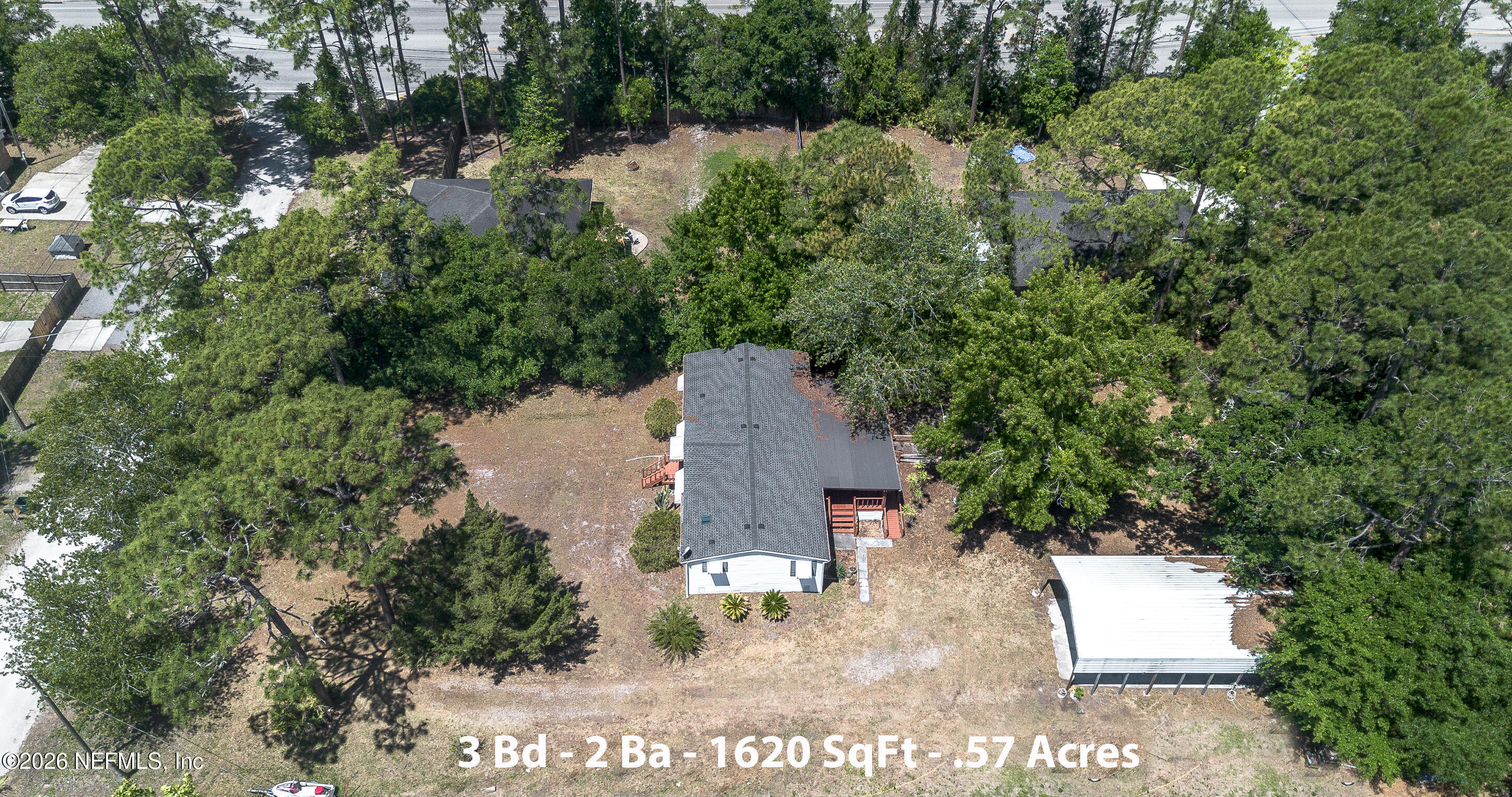 13701 Macapa Road Jacksonville, FL 32224 - Photo 36 of 36 Aerial Side View