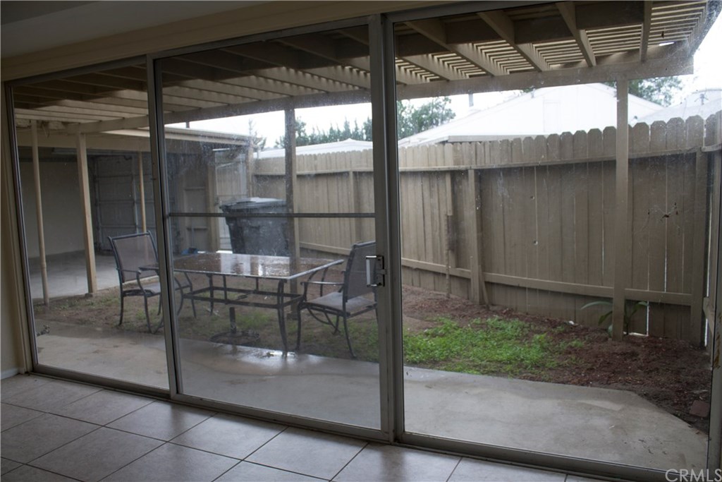 View of Covered patio area