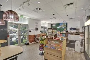 a view of a kitchen and dining room