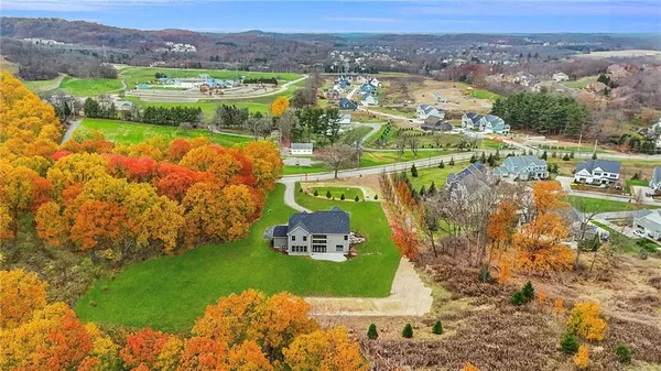 a view of a lake with a mountain in the background