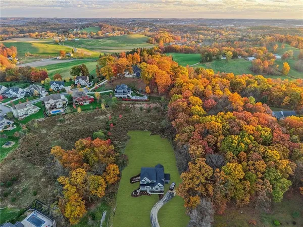 a view of a city with an ocean view