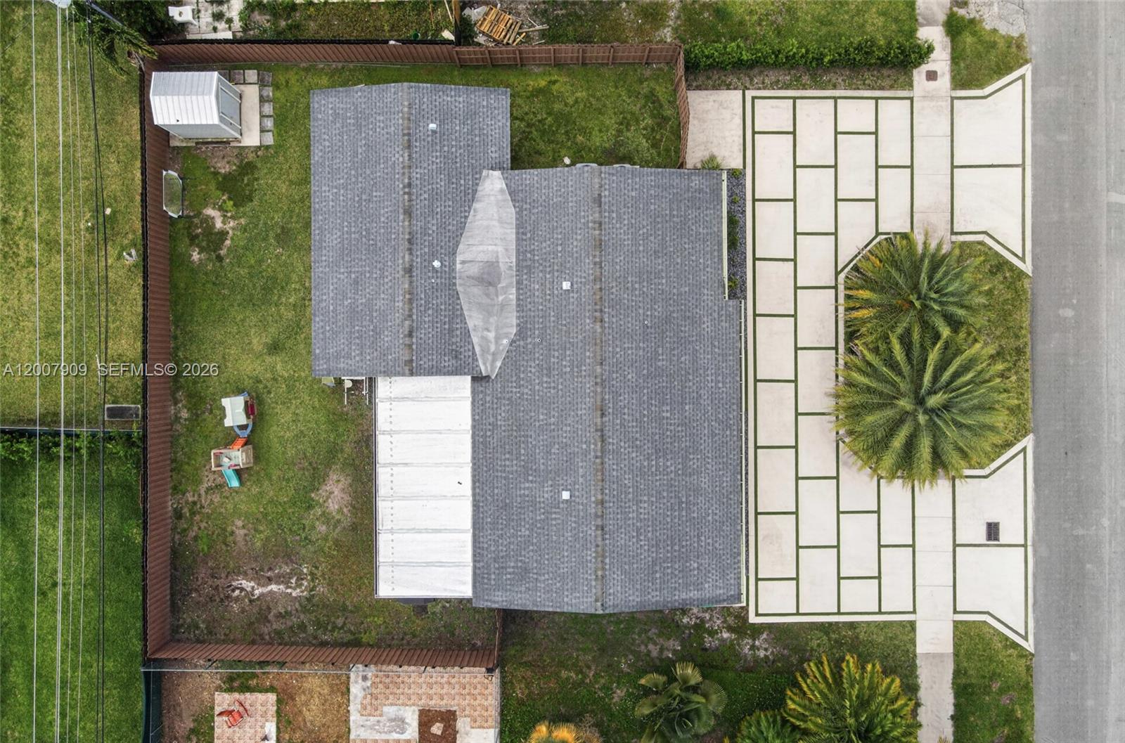 4865 Southwest 94th Avenue Miami, FL 33165 - Photo 32 of 32 an aerial view of a house with a garden