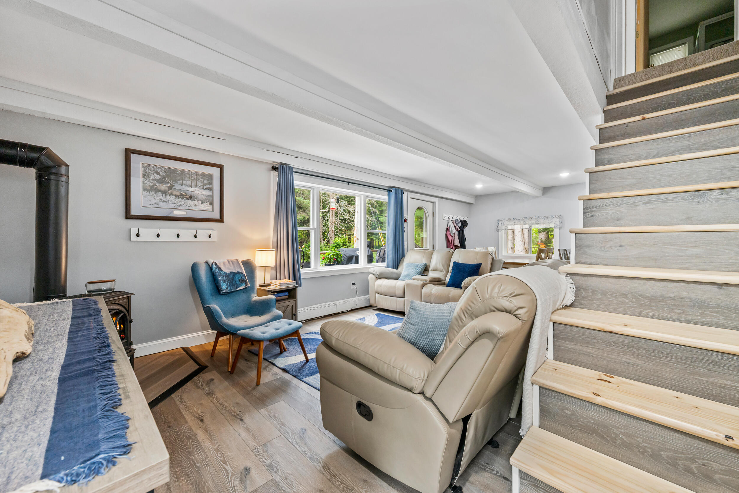 12 Reed Road Stratton, ME 04982 - Photo 28 of 49 Living and Stairs