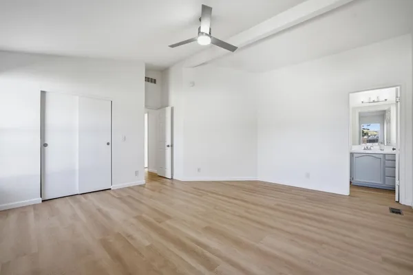 wooden floor in an empty room