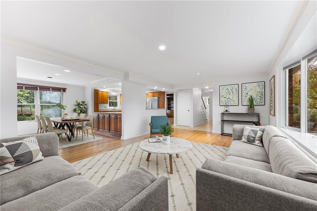 2 Carleton Drive Pittsburgh, PA 15243 - Photo 5 of 35 a living room with furniture and wooden floor