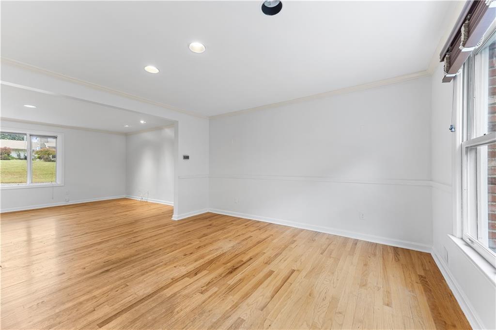 2 Carleton Drive Pittsburgh, PA 15243 - Photo 8 of 35 wooden floor in an empty room with a window