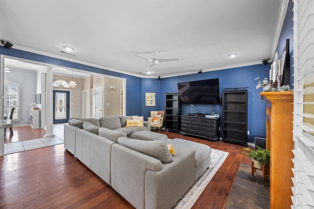 365 Copperfield Loop Lufkin, TX 75904 - Photo 15 of 28 a living room with furniture and a flat screen tv