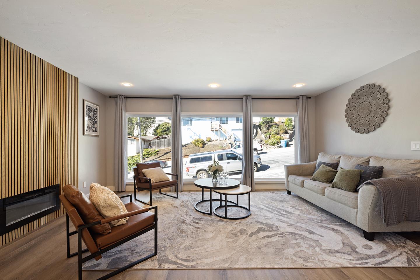 488 Monterey Road Pacifica, CA 94044 - Photo 14 of 78 a living room with furniture and a large window