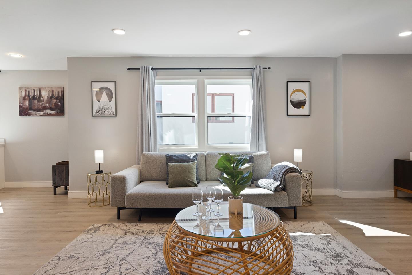 488 Monterey Road Pacifica, CA 94044 - Photo 51 of 78 a living room with furniture and a potted plant