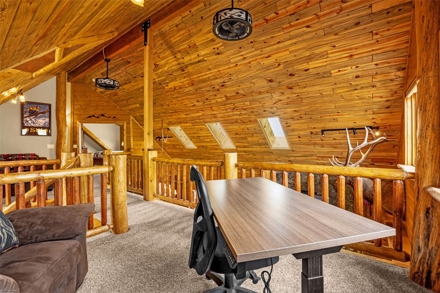 3418 High Creek Road Fairplay, CO 80440 - Photo 19 of 42 a view of balcony with furniture
