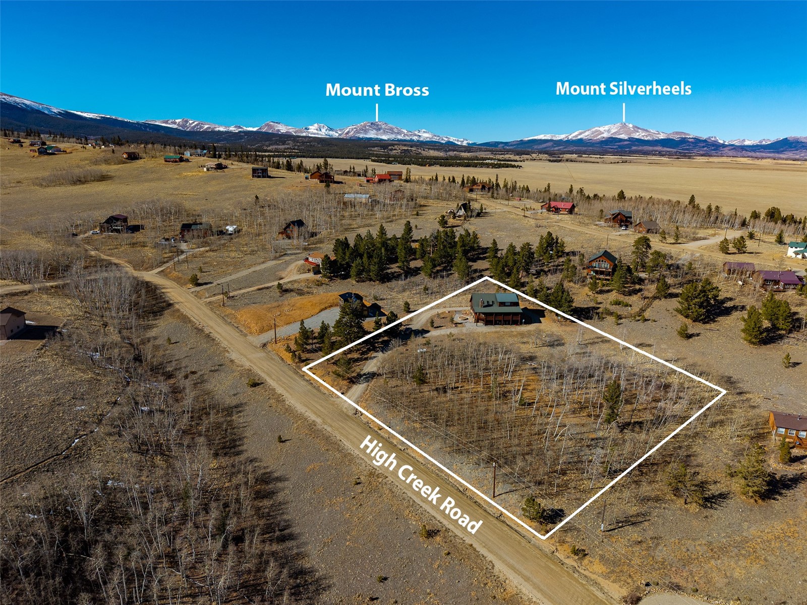 3418 High Creek Road Fairplay, CO 80440 - Photo 3 of 42 a view of a tennis court
