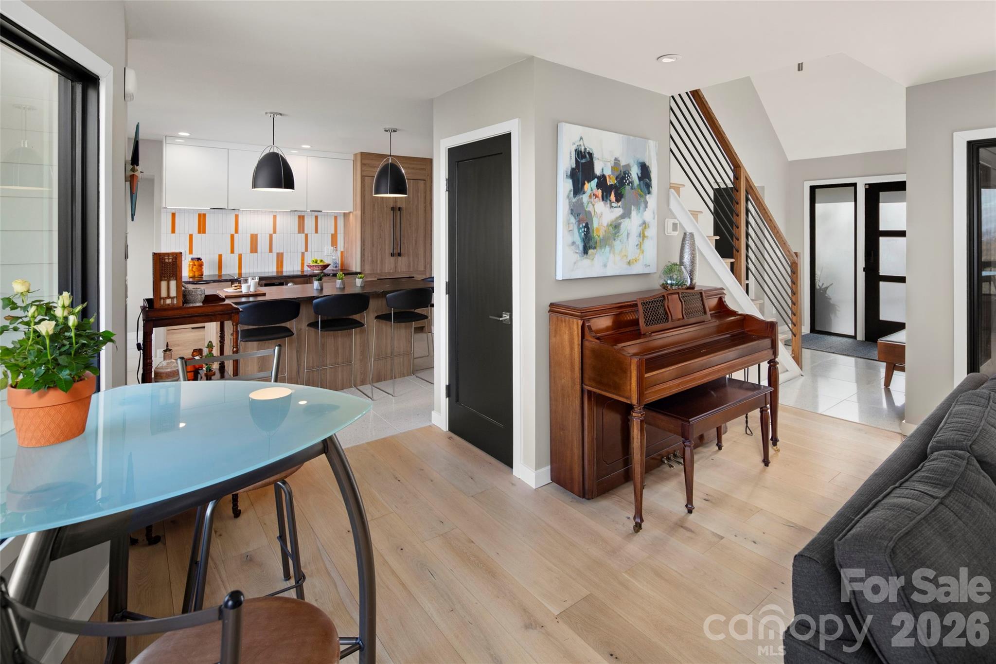 1202 Davis Mountain Road Hendersonville, NC 28739 - Photo 12 of 43 a view of a living room and dining room