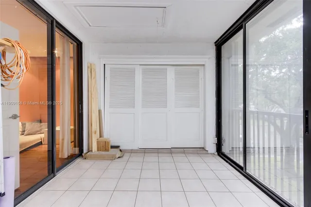 a view of front door