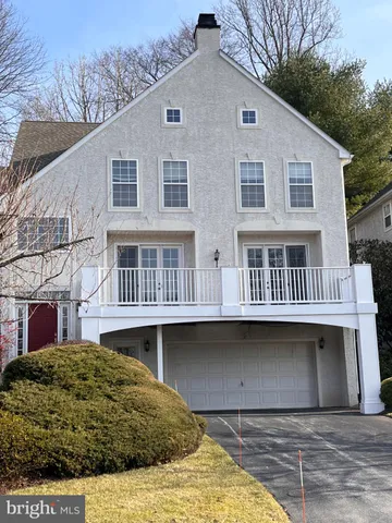 a front view of a house with balcony