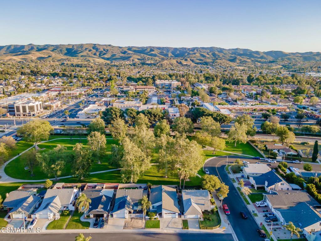 1816 Hillary Court Simi Valley, CA 93065 - Photo 12 of 58 an aerial view of residential houses with outdoor space