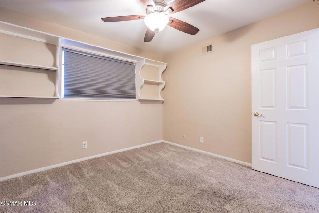 1816 Hillary Court Simi Valley, CA 93065 - Photo 37 of 58 a view of an empty room with a ceiling fan