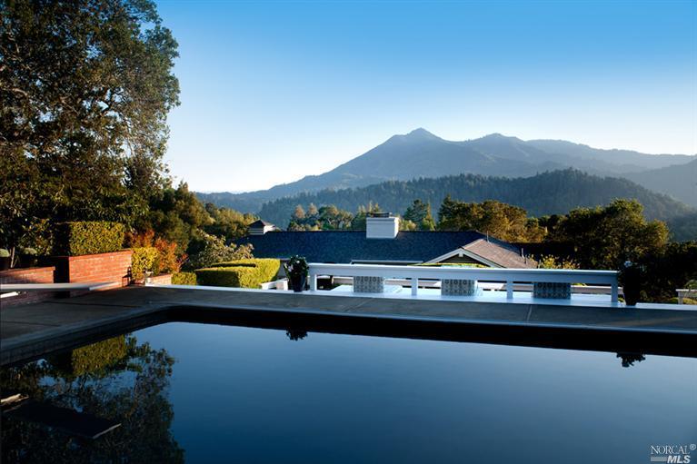 a view of swimming pool and mountain view