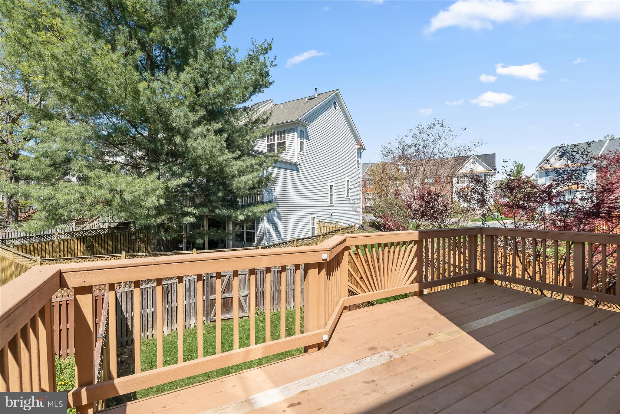 2631 Cameron Way Frederick, MD 21701 - Photo 28 of 86 a view of a roof deck with wooden fence and floor