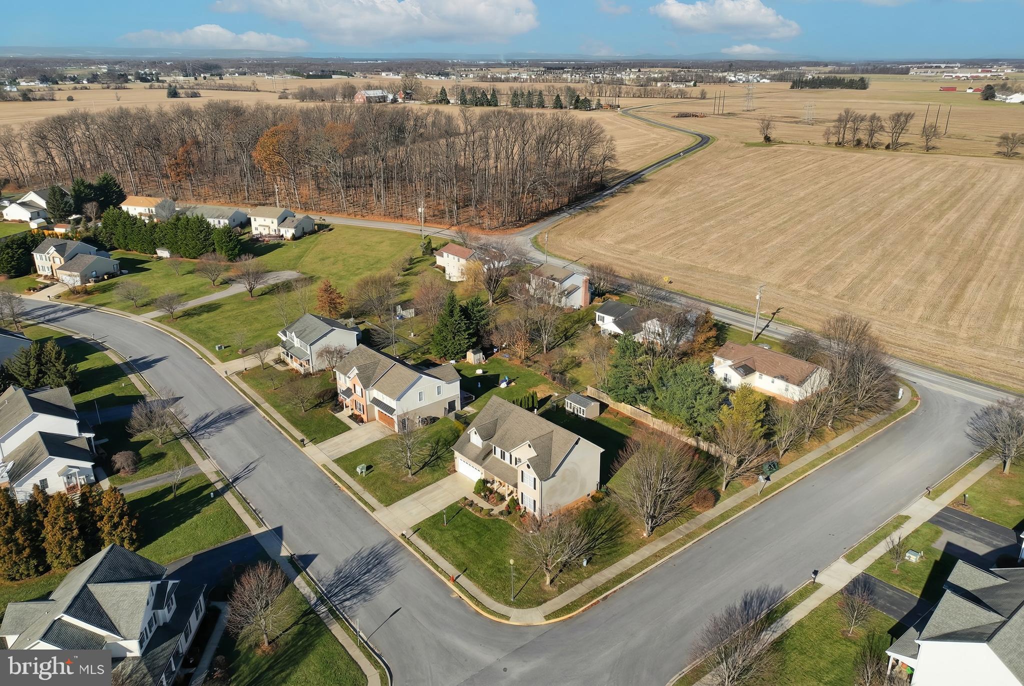 1 Hickory Lane Littlestown, PA 17340 - Photo 46 of 49 an aerial view of residential houses with outdoor space