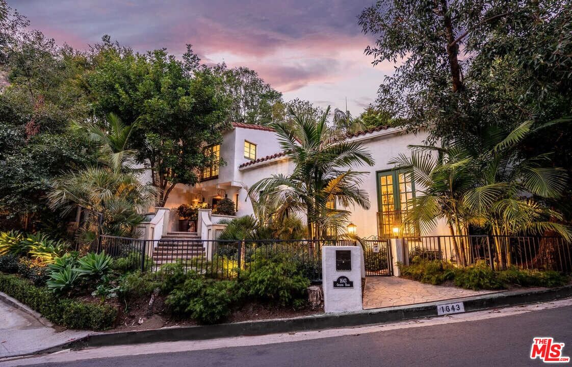 1643 Queens Road Los Angeles, CA 90069 - Photo 1 of 44 front view of a house with a street